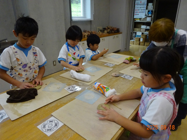ほうりん保育園 社会見学(是川縄文館)