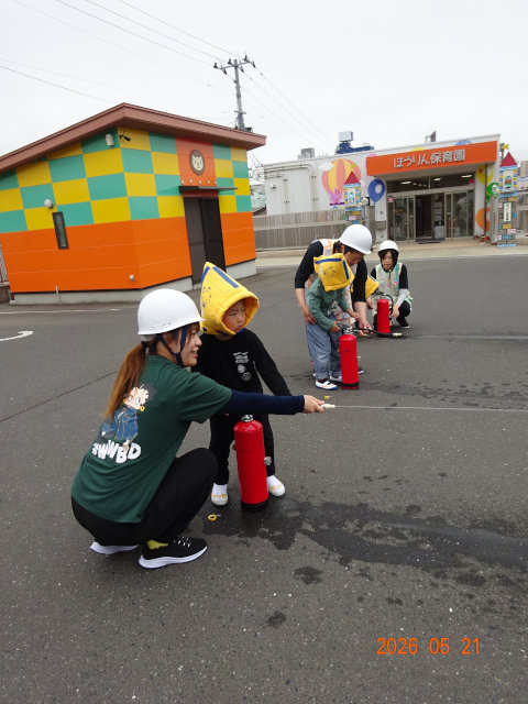 ほうりん保育園 総防災消火訓練